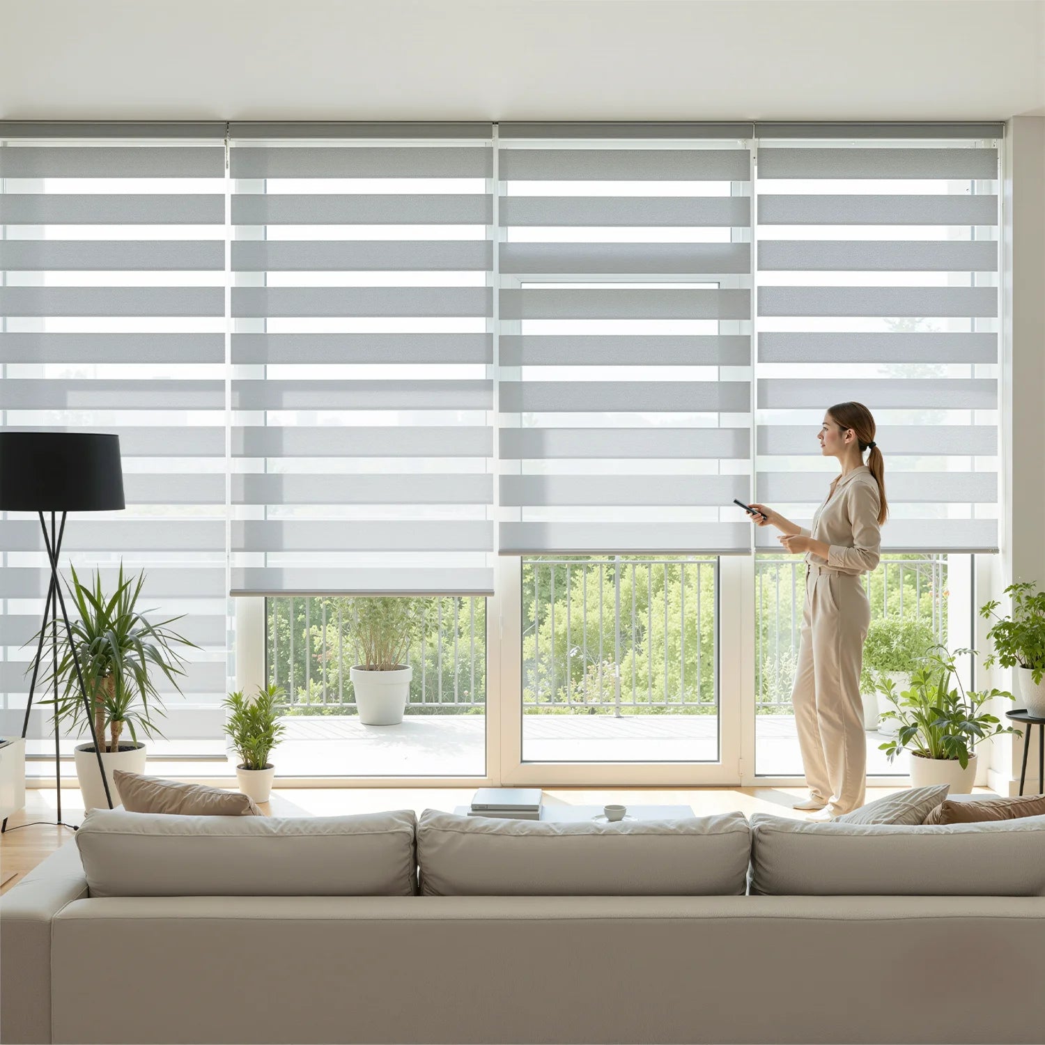 Zebra Blind - Semi blackout (Light Filtering)