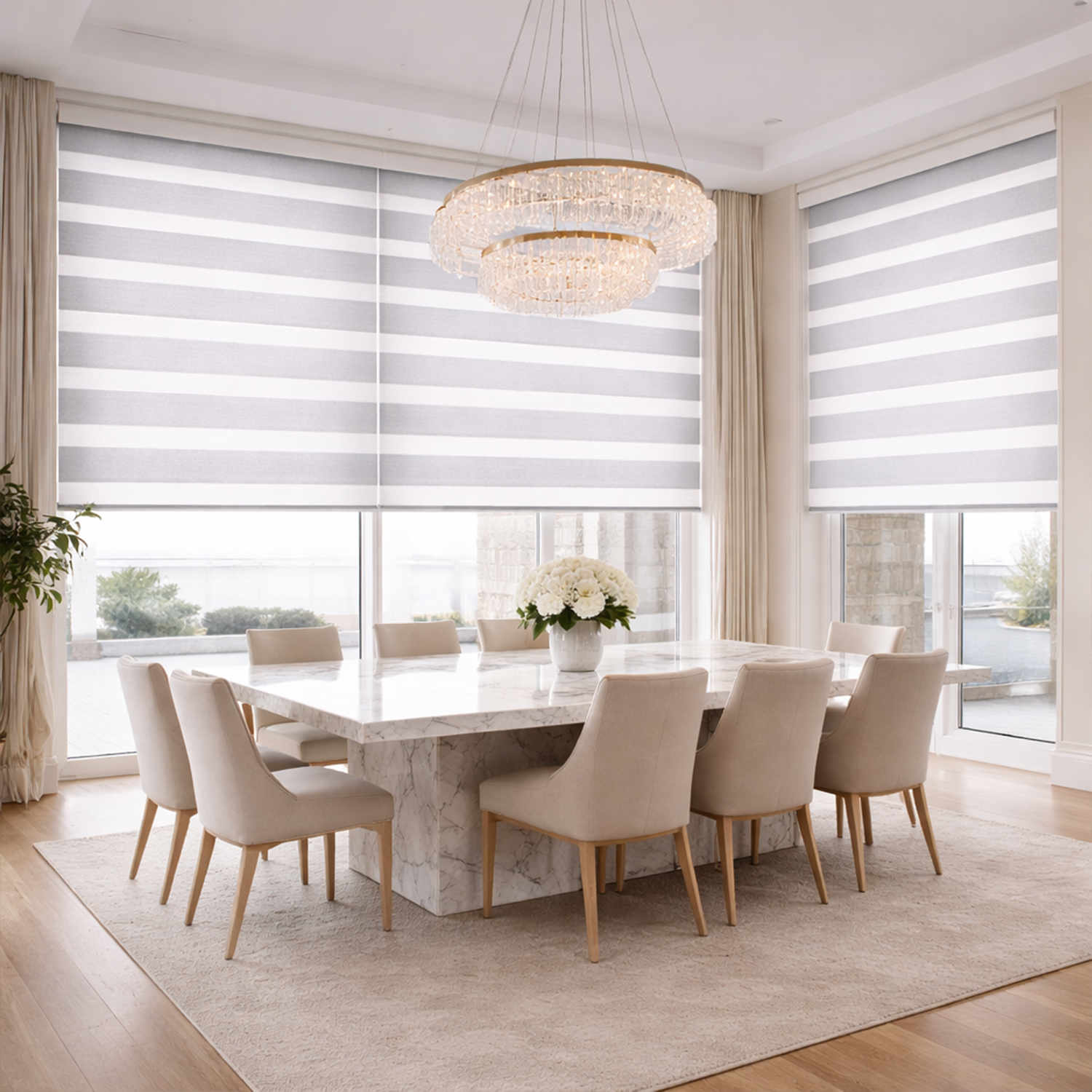 Soft Curve Blinds - Light Filtering